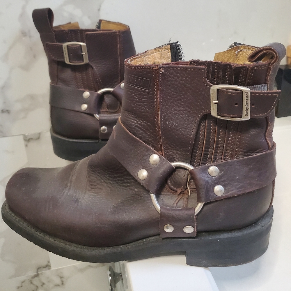 Men's Brown Leather Ankle Boots